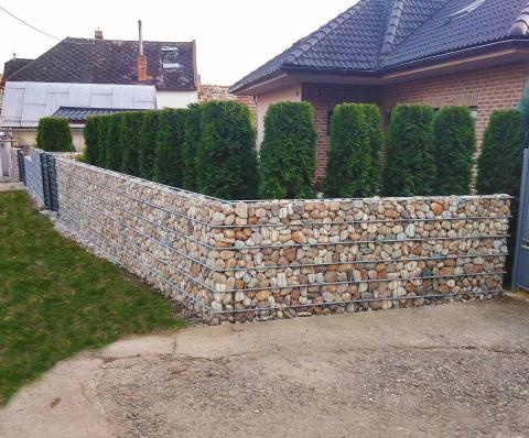 Gabionensteine - Donaunaturstein für Gabionenzaun PREMIUM