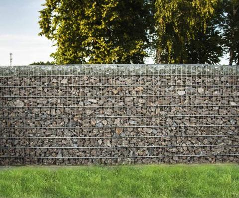 Gabionensteine - Steindecke